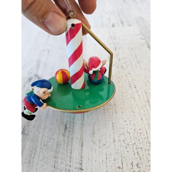 Noma merry go round ornament elf AS IS ornament Xmas tree - Picture 4 of 9